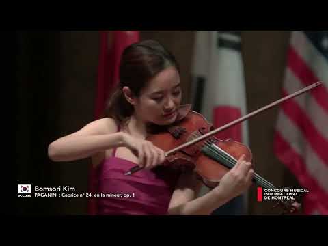 Paganini Caprice No 24 in A minor, Op 1   Bomsori Kim 김봄소리
