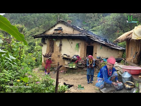 Hills of Nepal: Family Life, Tradition & Organic Village Cuisine | Hari Rokaya Vilage Lifestyle 
