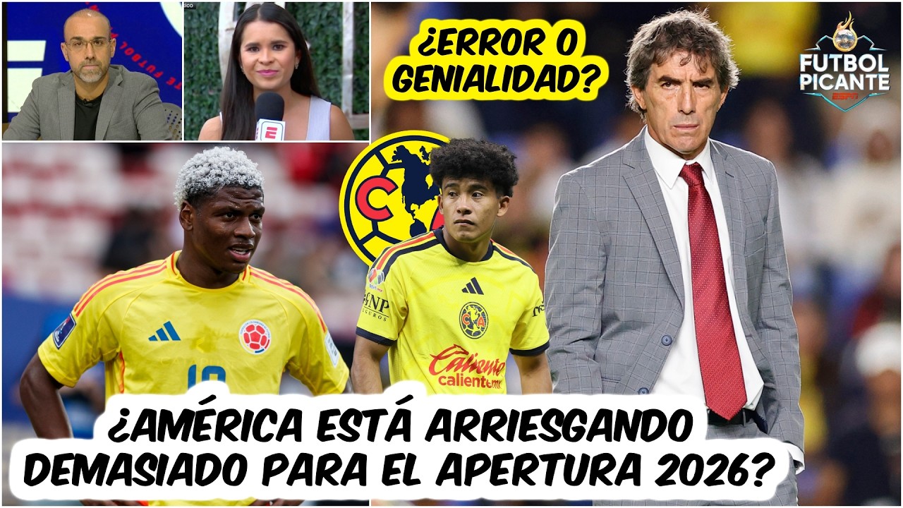 AMÉRICA SE LA VA A JUGAR. ALMADA APOSTARÁ por TALENTO JOVEN para Apertura 2026 | Futbol Picante