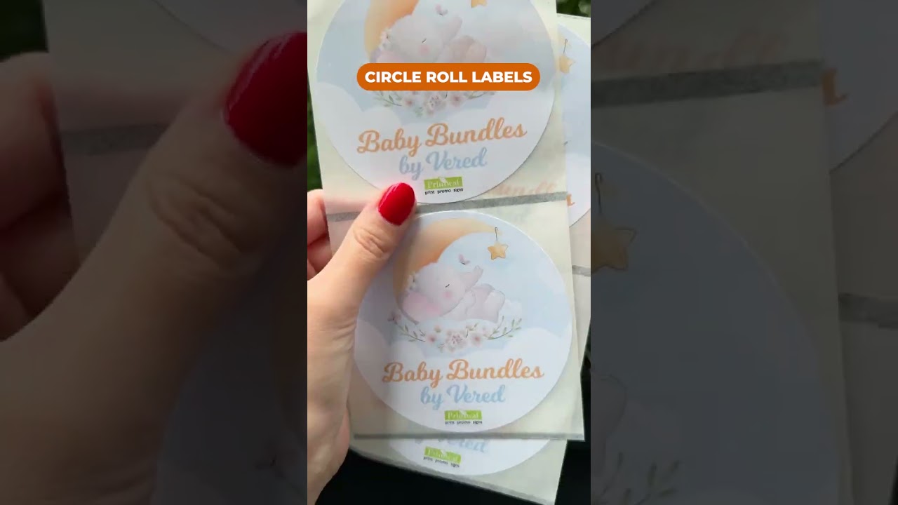 FASTER THAT STICKERS? ROLL LABELS ARE PERFECT SOLUTION FOR YOUR PACKAGING!