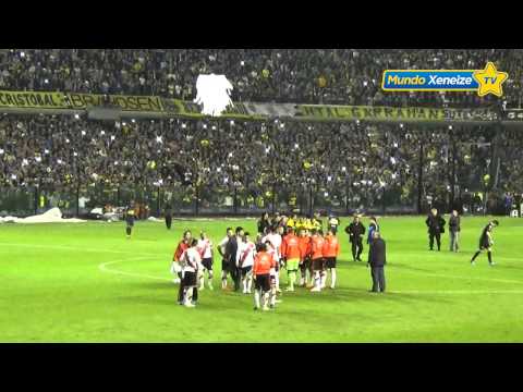 "El dron Boca - River /Copa Libertadores 2015" Barra: La 12 • Club: Boca Juniors