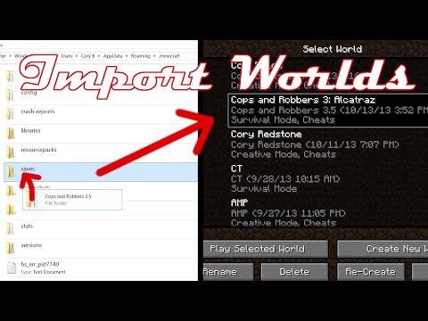 How to Import Worlds in Minecraft PC
