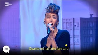 Nina Zilli canta &quot;Mi hai fatto fare tardi&quot; - Quelli che il calcio 10/09/2017