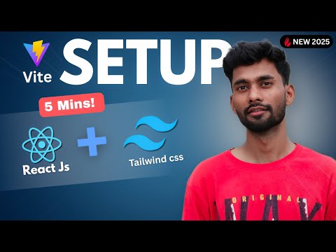 React Vite Setup | React + Tailwind CSS Setup in 5 Minutes 🚀 (Beginner Friendly 2025 Guide)