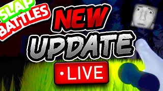 New SLENDERMAN Update in Slap Battles??? - LIVE! 🔴