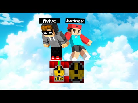 ÜBERLEBEN AUF 1 ATOMBOMBEN LUCKY BLOCK IN MINECRAFT (mit iCrimax)