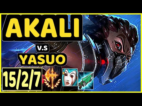 NISQY (AKALI) vs YASUO - 15/2/7 KDA MID CHALLENGER GAMEPLAY - EUW