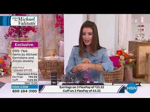 Gems by Michael Colored Gemstone and Zircon Cluster Stud...