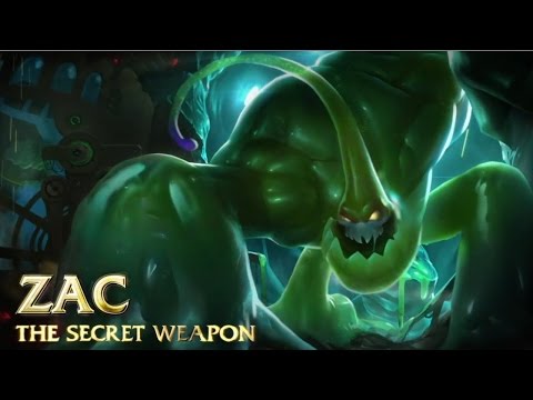 League Of Legends S6 Gemeplay Valkrin Play Zac Jungle vs Gragas Preseason Ranked Challenger