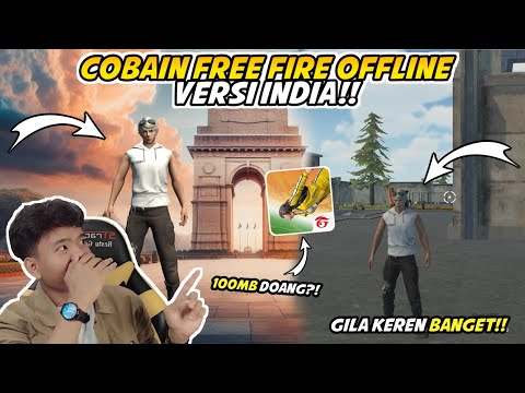 I TRIED THE INDIAN VERSION OF FREE FIRE OFFLINE - Crazy, really cool!