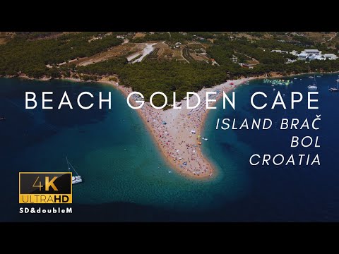 Beach Golden Cape//Bol//Island Brač - Zlatni rat//Croatia//Hrvatska//Kroatien
