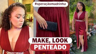 ♥️ Missão MADRINHA de Casamento l ARRUME-SE Comigo l Make COMPLETA l Penteado ♥️