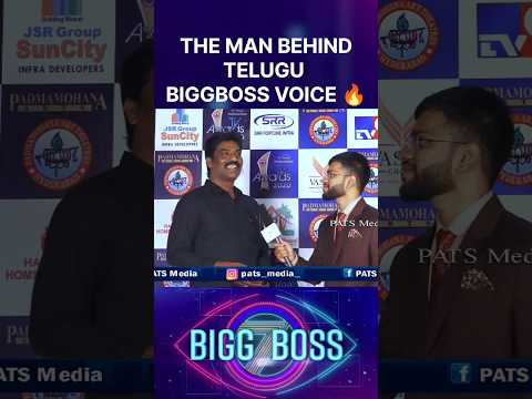 The man behind Telugu Bigg Boss voice