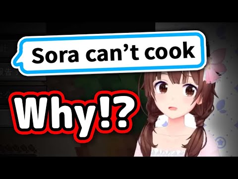 Vtube Tengoku - Sora's Reaction to English Comment Is Too Cute【Hololive】