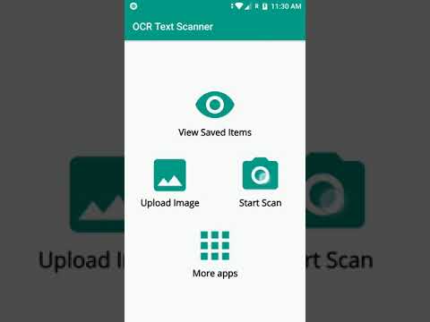 OCR Text Scanner Video