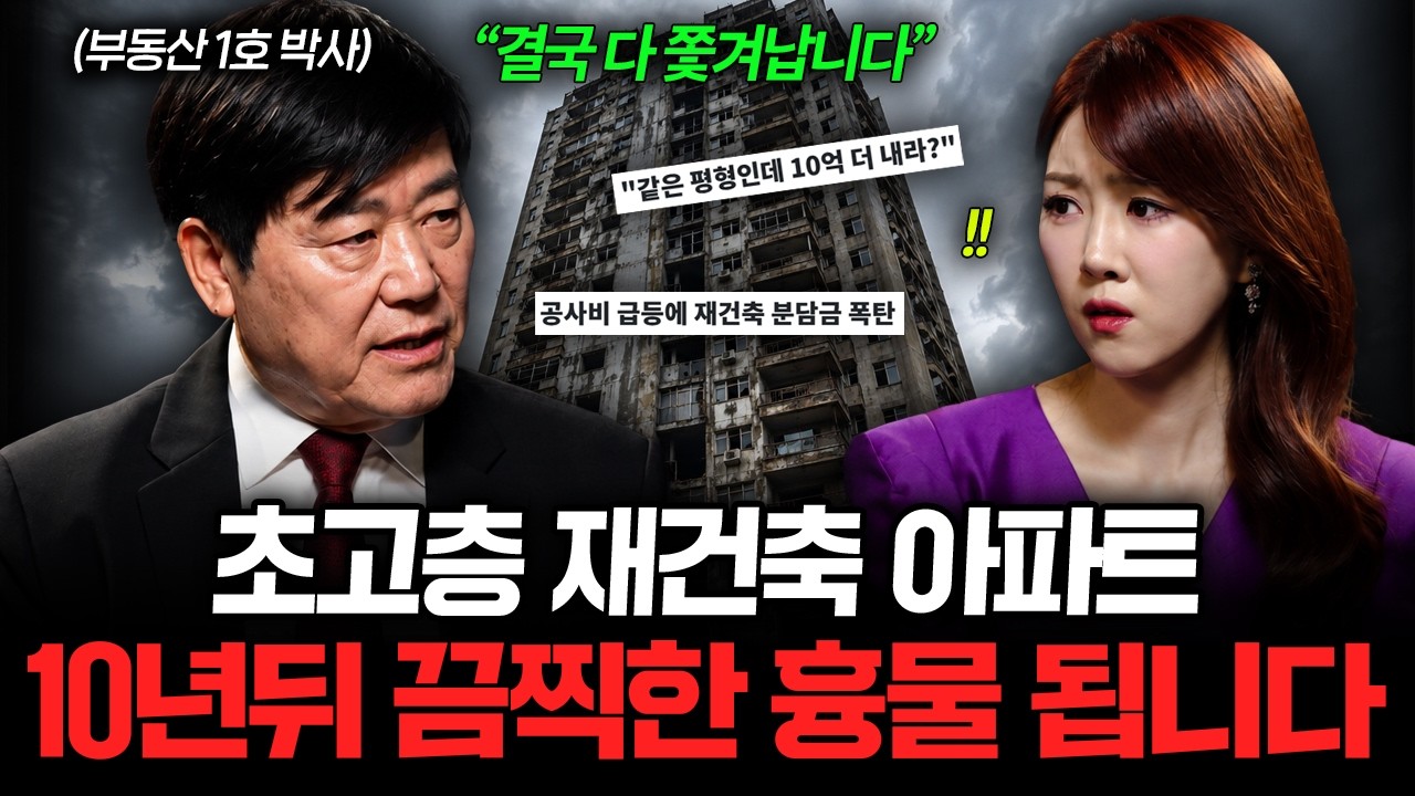 "초고층 아파트 살지 마세요" 지금 부동산 시장에 벌어지는 충격적인 현실 (서동기 박사 1부)