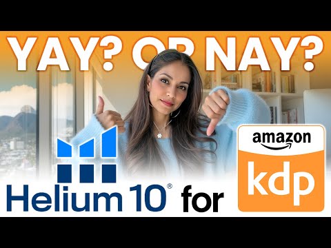 How to use Helium 10 for Amazon KDP - FULL Tutorial & Review #kdp
