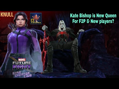 Kate Bishop Uniform & Transcend Review | WBL Knull Clear Showcase With Obelisk - Marvel Future Fight