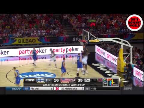 Anthony Davis Highlights vs Finland 2014.8.30 - 18 Pts