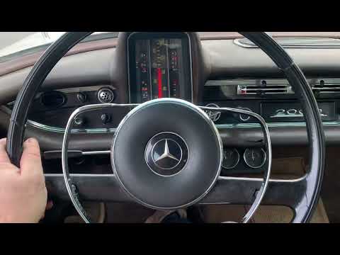 1967 Mercedes Benz Classic W110 200D Diesel on the road test driving