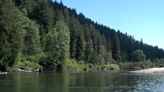 preview picture of video 'Kayaking on the mighty Pack River  Sandpoint Idaho'