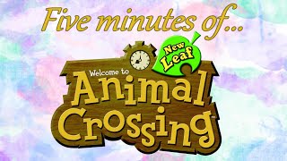 {Five minutes of...} ✧ watering flowers under the rain in Animal Crossing New Leaf 3DS ✧