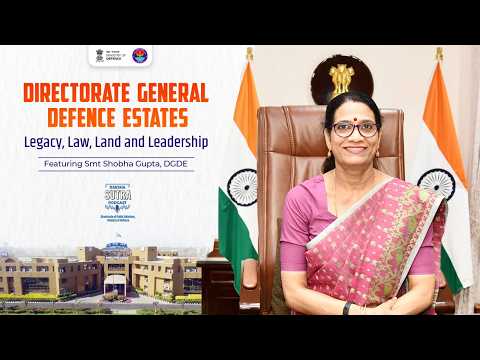 Raksha Sutra Podcast of Smt Shobha Gupta, Director General of Defence Estates
