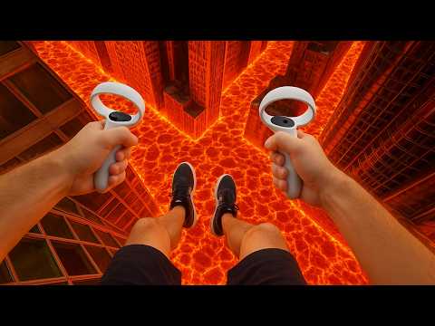 Can I Parkour While Playing VR IN REAL LIFE?! 😱
