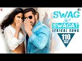 Lyrical Song | Swag Se Swagat | Tiger Zinda Hai | Salman, Katrina | Vishal & Shekhar | Irshad Kamil
