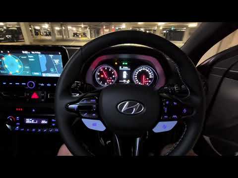 2021 Hyundai i30N facelift manual POV Night Drive