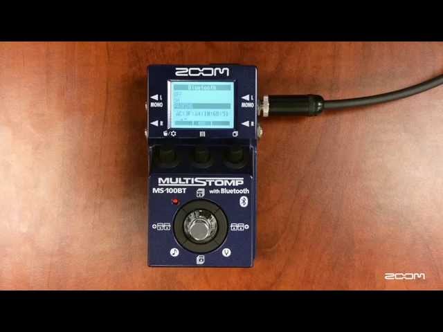 Video Teaser für ZOOM MS100BT:  How to update Firmware