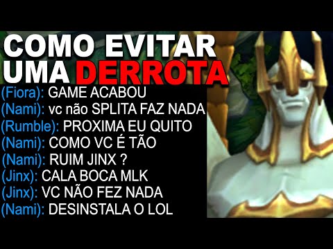 TIME INTEIRO TILTOU MONO GALIO FALA SEGREDO PARA GANHAR TODAS PARTIDAS LOL MAS SEU TIME NÃO OUVIU