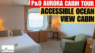 P&O Aurora | Ocean View Cabin Tour E168