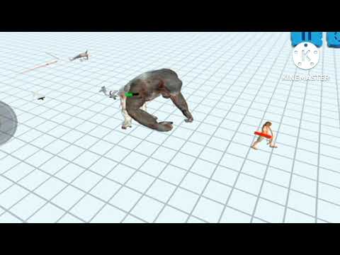 Goro the giant vs all Ancient human || Animal revolt battle simulator