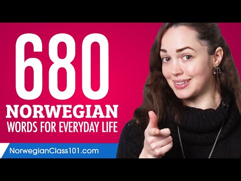 680 Norwegian Words for Everyday Life - Basic Vocabulary #34