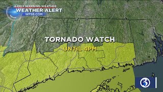 WEATHER UPDATE: Tornado watch issued for parts of the state