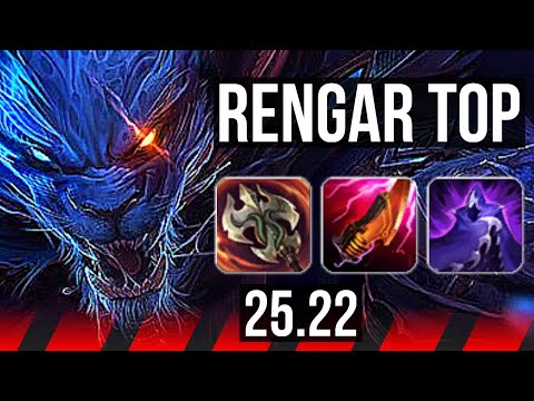 RENGAR vs JAYCE (TOP) | KR Master | 25.22
