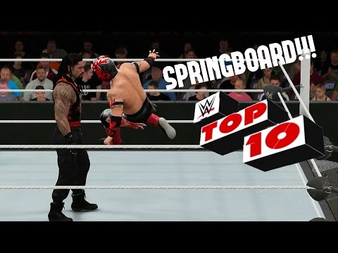 WWE 2K17 - Top 10 Springboard Moves!!!