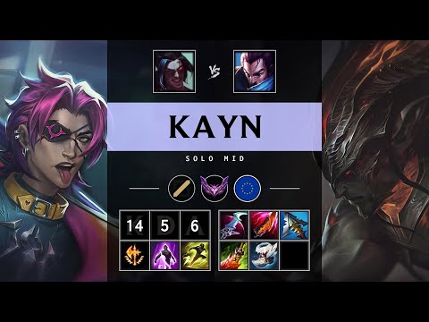 Kayn Mid vs Yasuo - EUW Master Patch 25.20