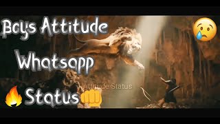 WhatsApp Status 234:- 🔥 Boys Attitude Status/ 😎 Attitude Status Video / Best Brave Status ||