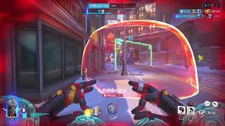[Overwatch2]DPSエメラルド　サポプラチナ練習中