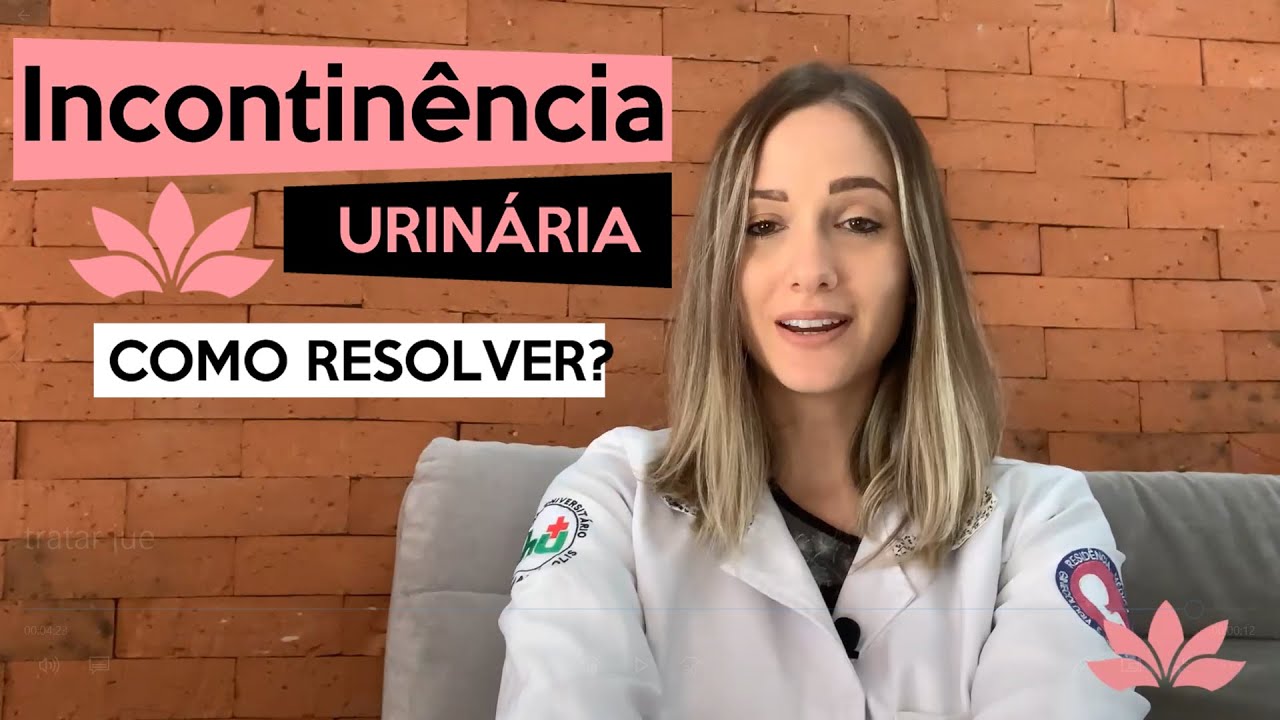 Incontinência urinária: como resolver