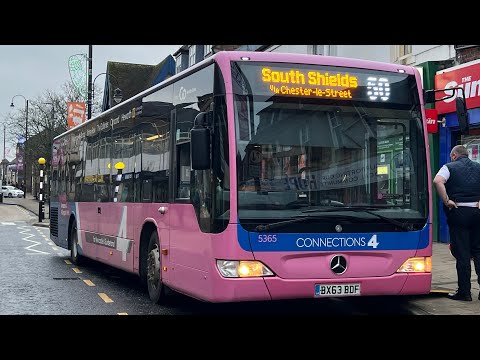 Full kickdown! Go North East 5365 Mercedes-Benz Citaro 0530 (BX63 BDF) 