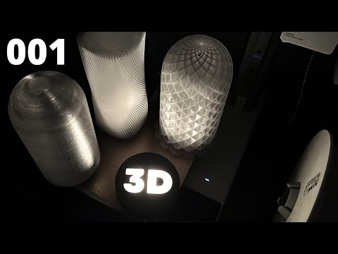 LED Lamp 3D Printing Kit - 001 - Bambu Labs | Assembly Video + 2 Bonus Designs