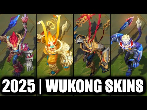 ALL WUKONG SKINS SPOTLIGHT 2025 | League of Legends