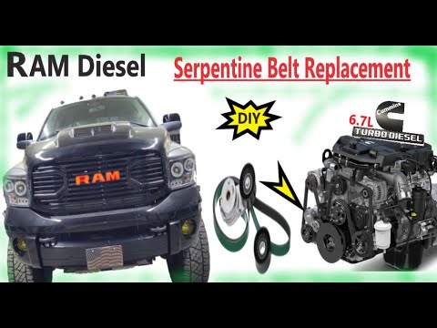 Ram 6.7L Serpentine Belt & Tensioner Replacement