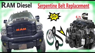 Ram 6.7L Serpentine Belt & Tensioner Replacement