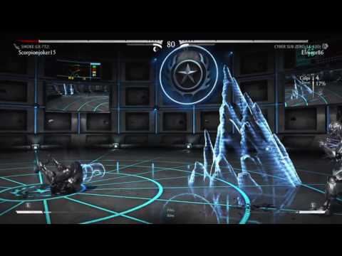 MKXL Scorpionjoker15(Smoke LK-7T2) vs Elmeor86(Cyber sub-zero ( LK-520)
