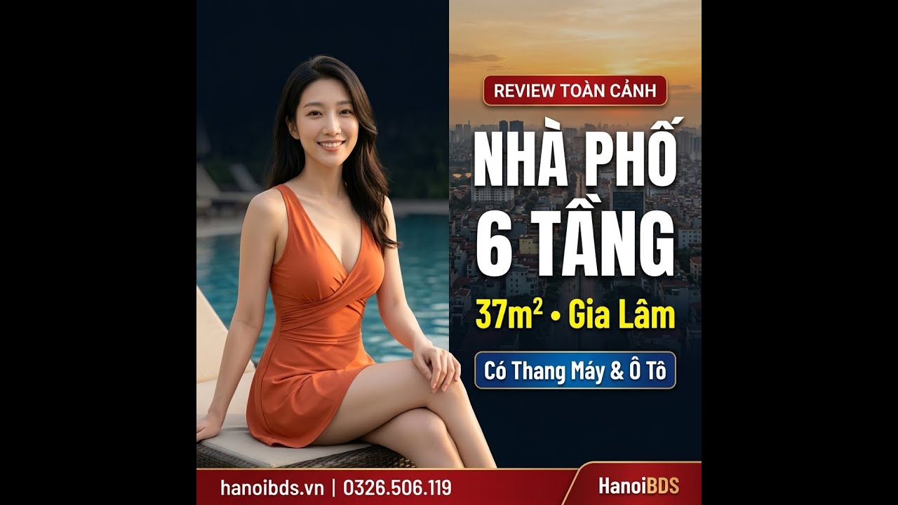 Nhà 6 Tầng Thang Máy Gia Lâm Ngõ Ô Tô: Sống Tiện Nghi Đẳng Cấp! | HanoiBDS.vn