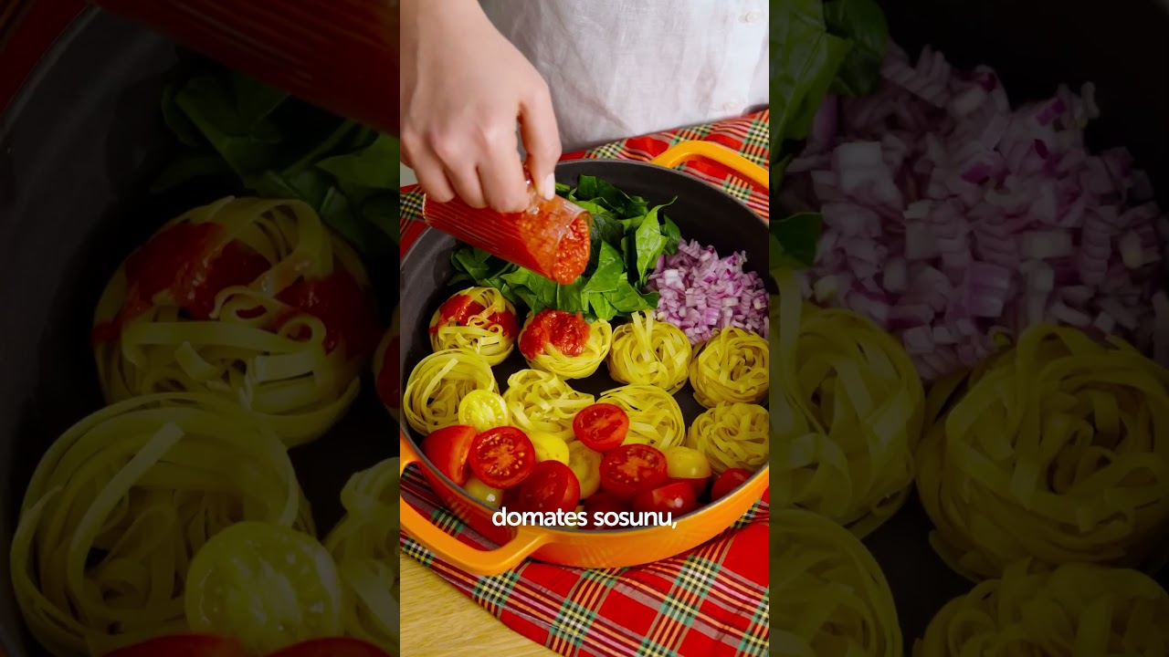 Rende Mozzarella Peynirli Tek Tencerede Makarna Tarifi — tarif videosu